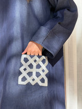 Beige brocade jacket